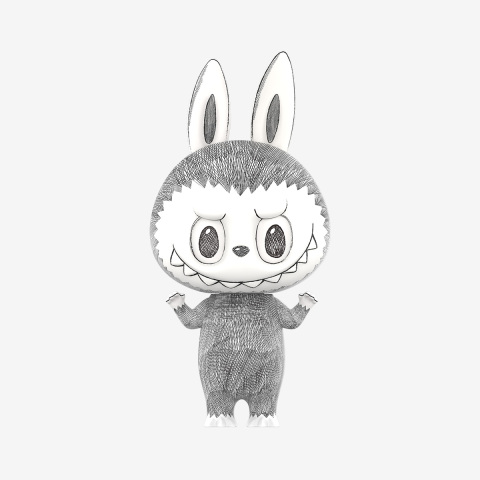 MEGA LABUBU 1000% Sketch image