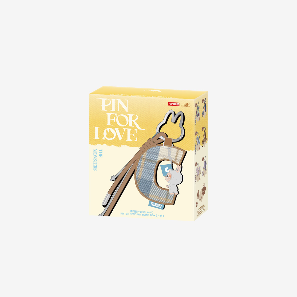 THE MONSTERS Pin for Love Series- Letter Pendant Blind Box (A-M) image