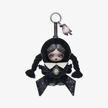 SKULLPANDA × Wednesday Plush（Classic Dress Version） image